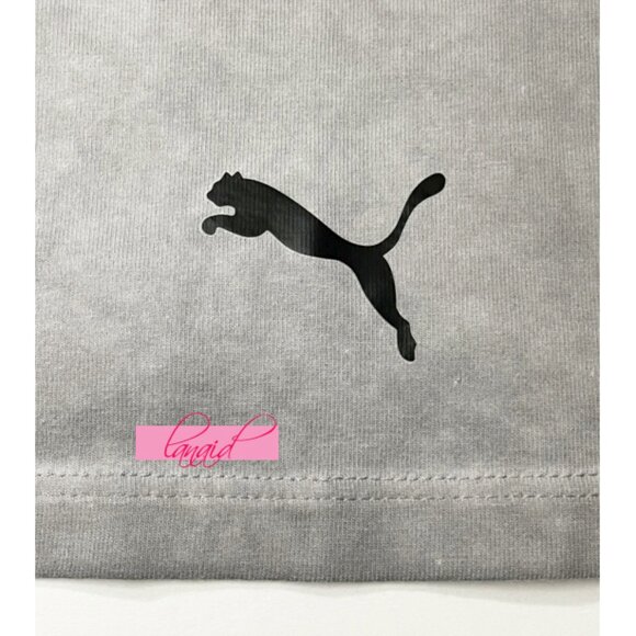 Puma Studio Wash Tee Harbor Mist Garment-Dyed Exercise Short Sleeve T-Shirt XXL - Picture 10 of 16